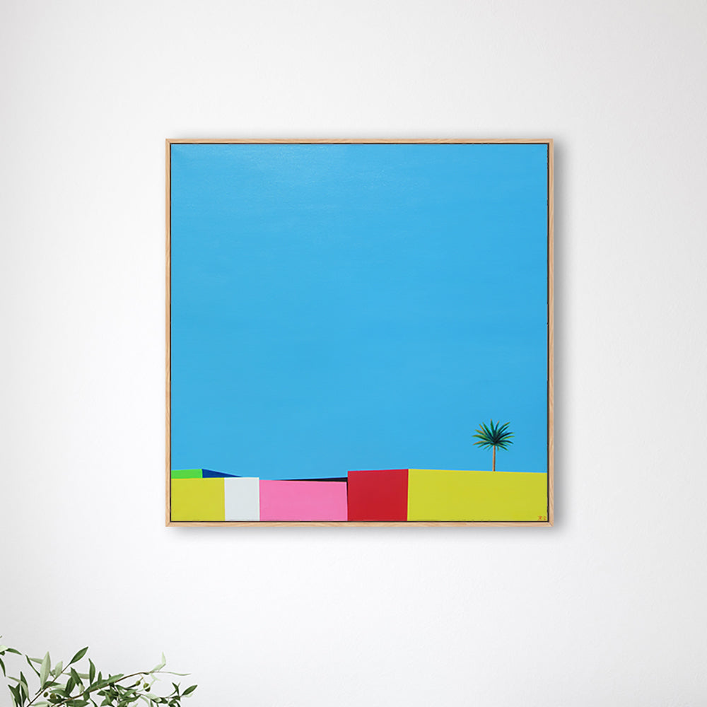 wall-art-print-canvas-poster-framed-Spring In The City-by-Ieva Baklane-Gioia Wall Art