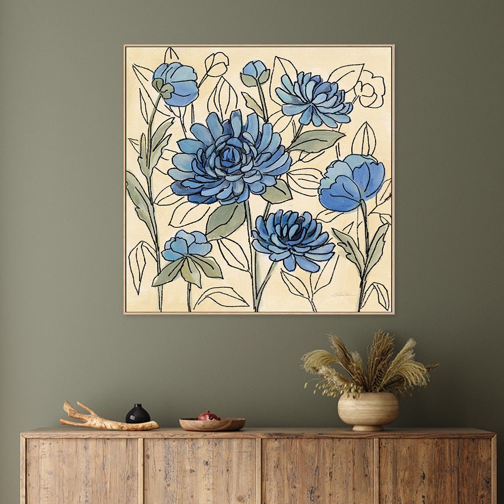 wall-art-print-canvas-poster-framed-Spring Lace Floral, Style C-by-Silvia Vassileva-Gioia Wall Art