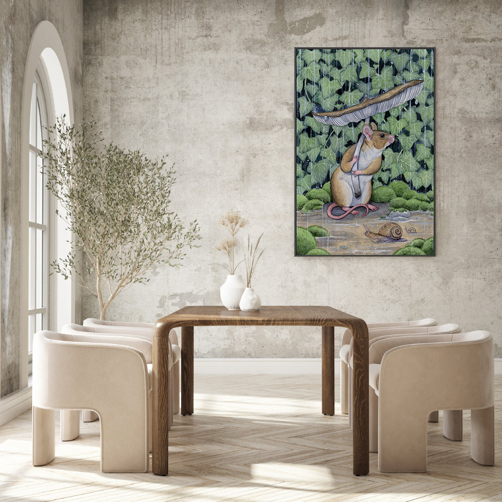 wall-art-print-canvas-poster-framed-Spring Shower, By Lea Chaillaud-GIOIA-WALL-ART