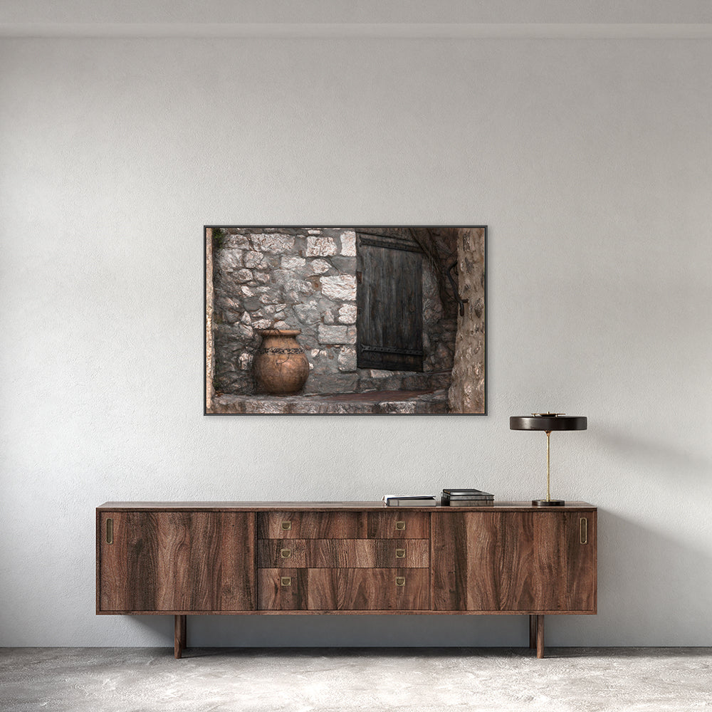wall-art-print-canvas-poster-framed-Stair Alley, by Gilbert Claes-by-Plus X Studio-Gioia Wall Art