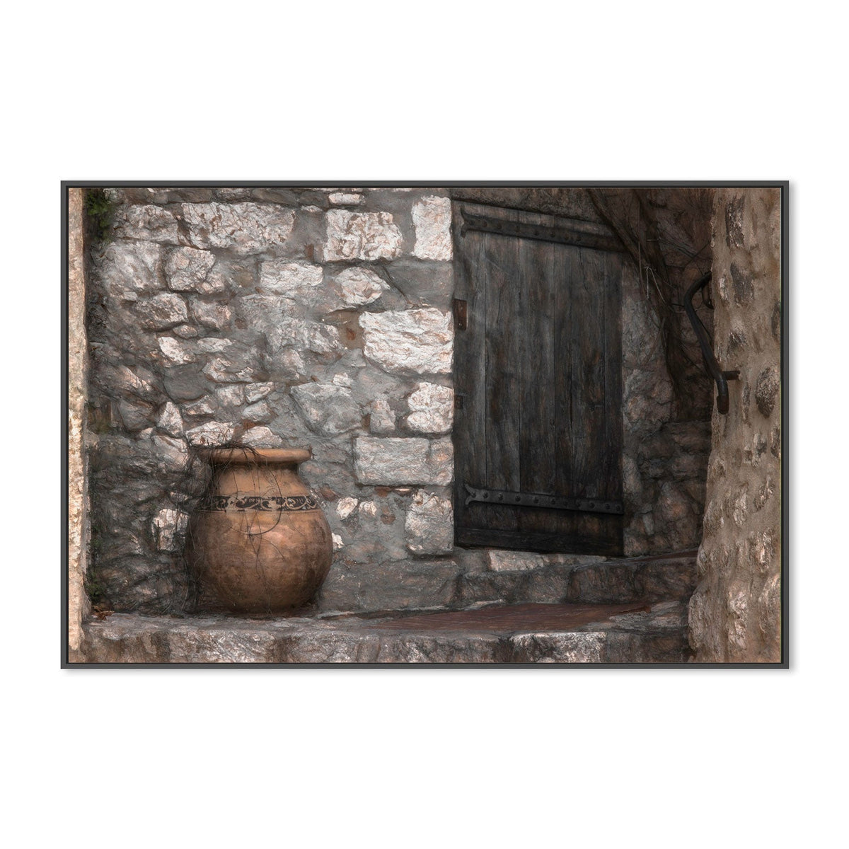 wall-art-print-canvas-poster-framed-Stair Alley, by Gilbert Claes-by-Plus X Studio-Gioia Wall Art
