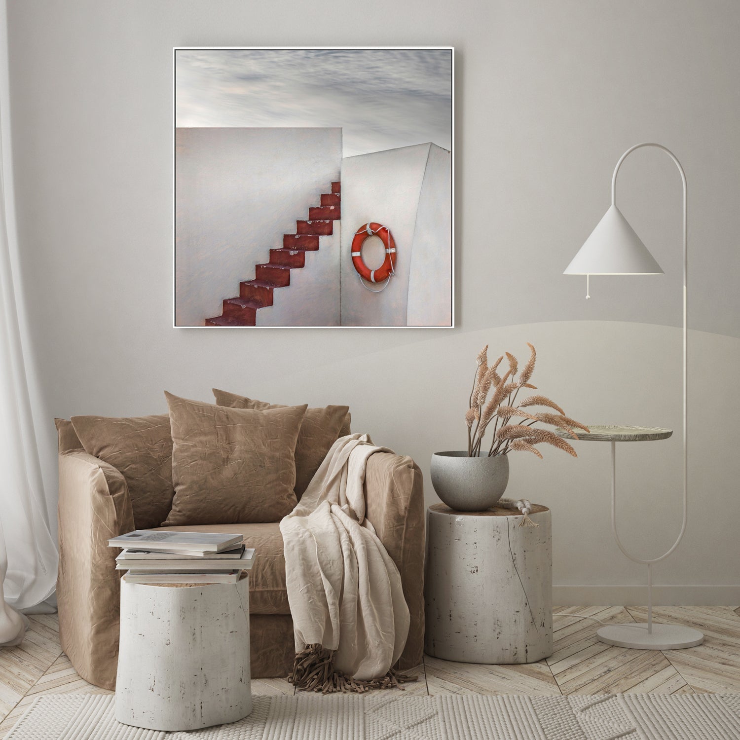 Stairway To Heaven, by Gilbert Claes-Gioia-Prints-Framed-Canvas-Poster-GIOIA-WALL-ART