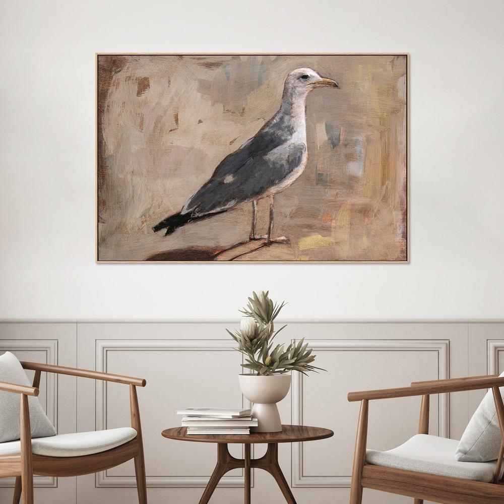 wall-art-print-canvas-poster-framed-Standing Seagull Portrait-2