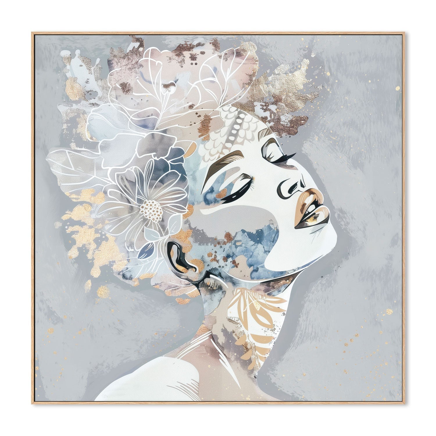 wall-art-print-canvas-poster-framed-Stardust Blue By Bella Eve , By Bella Eve-4