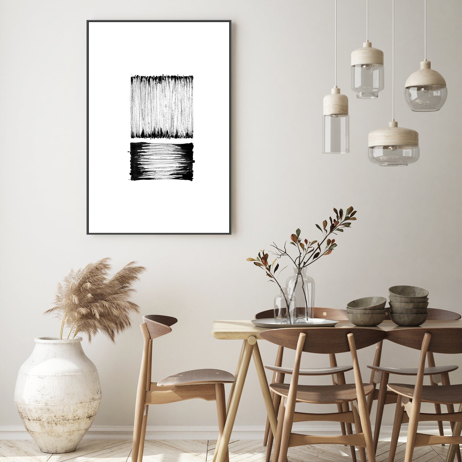 wall-art-print-canvas-poster-framed-Stick Ink, Style B-by-Danushka Abeygoda-Gioia Wall Art