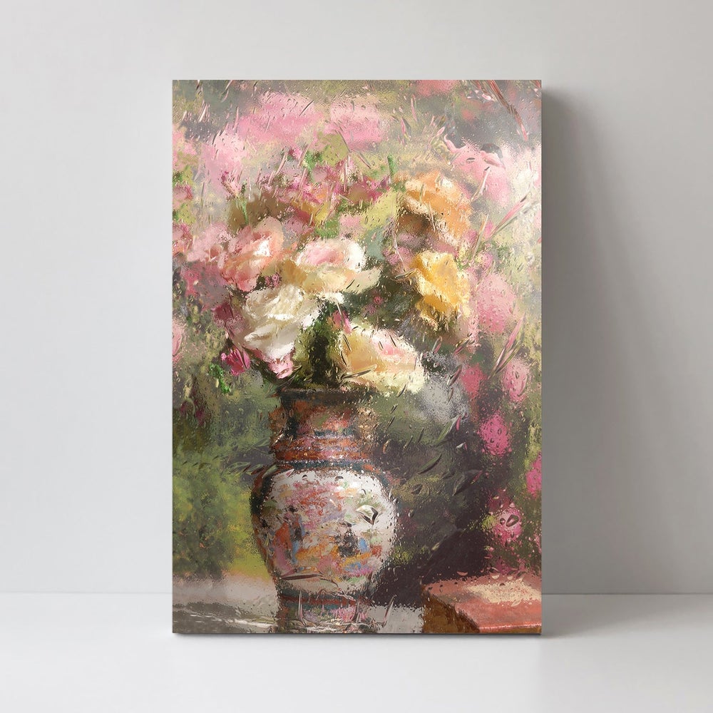 wall-art-print-canvas-poster-framed-Still Life With Flowers, By Andrey Morozov-by-Plus X Studio-Gioia Wall Art