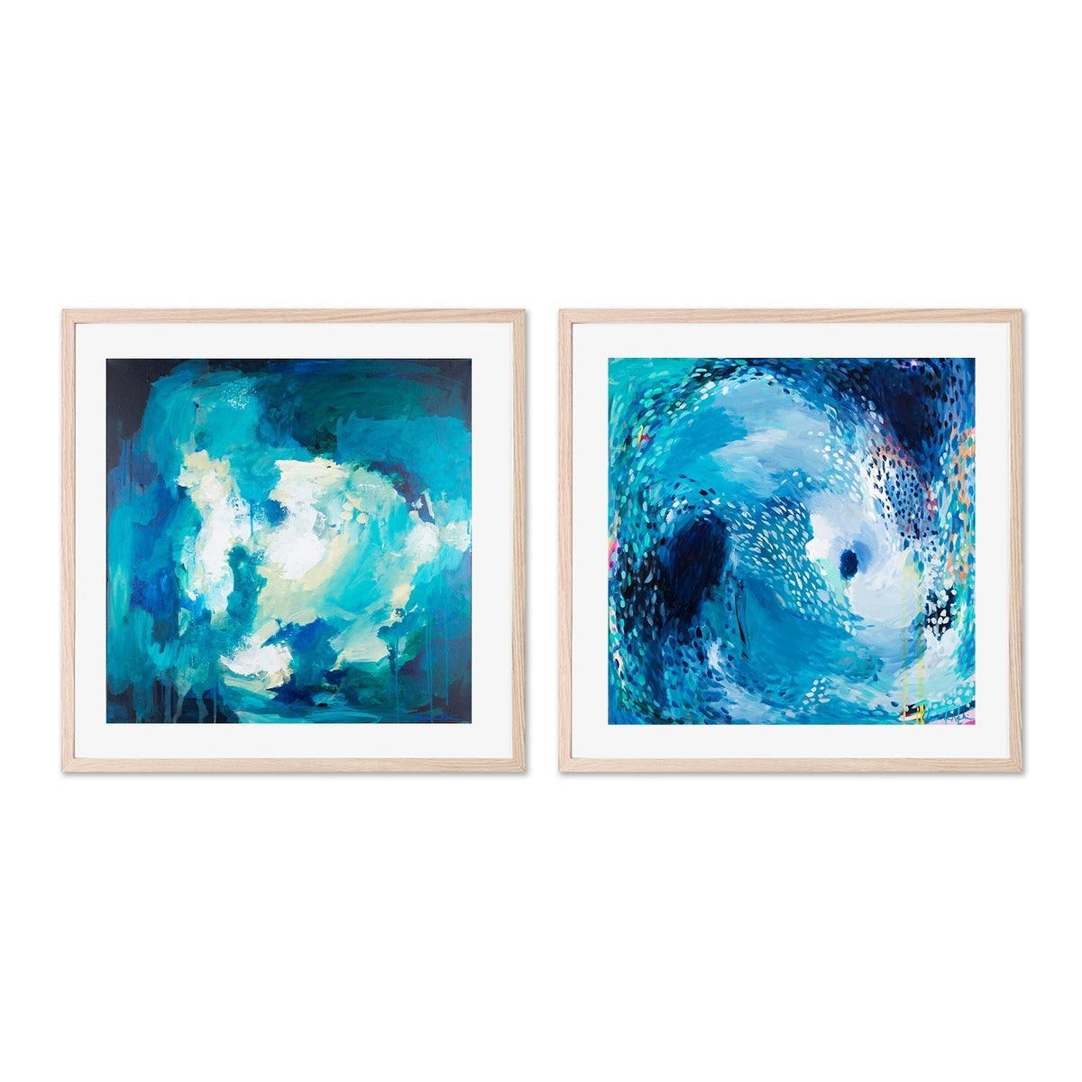 wall-art-print-canvas-poster-framed-Still & The moon pull the tide, Set Of 2 , By Amira Rahim-GIOIA-WALL-ART
