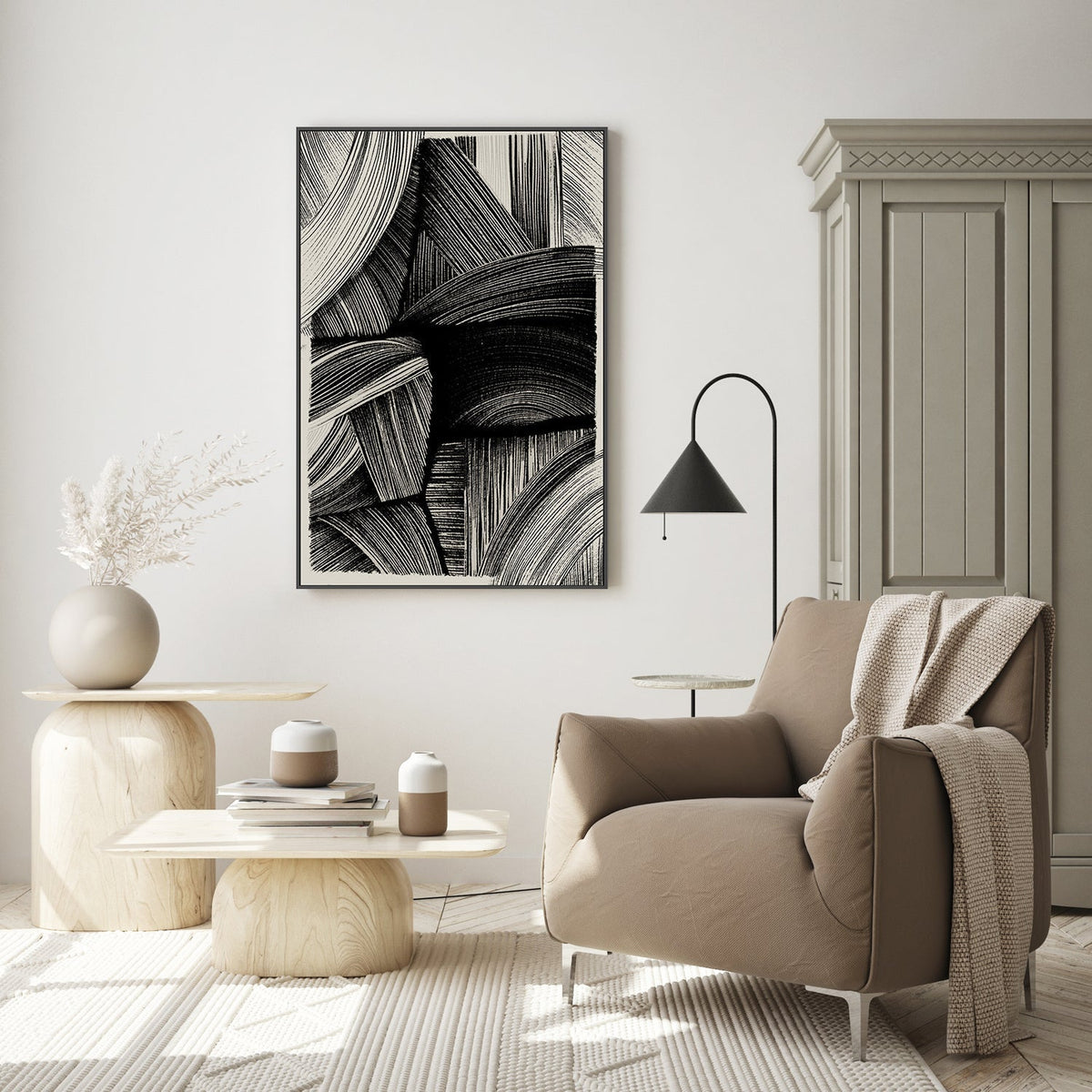wall-art-print-canvas-poster-framed-Straw, Style A , By Treechild-GIOIA-WALL-ART