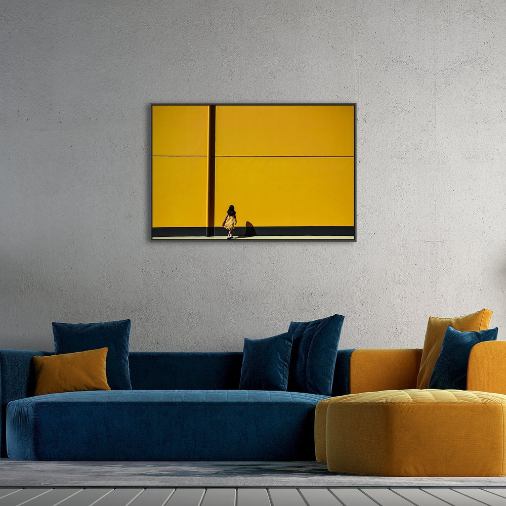 wall-art-print-canvas-poster-framed-Street Story, By Anindita Roy-by-Plus X Studio-Gioia Wall Art