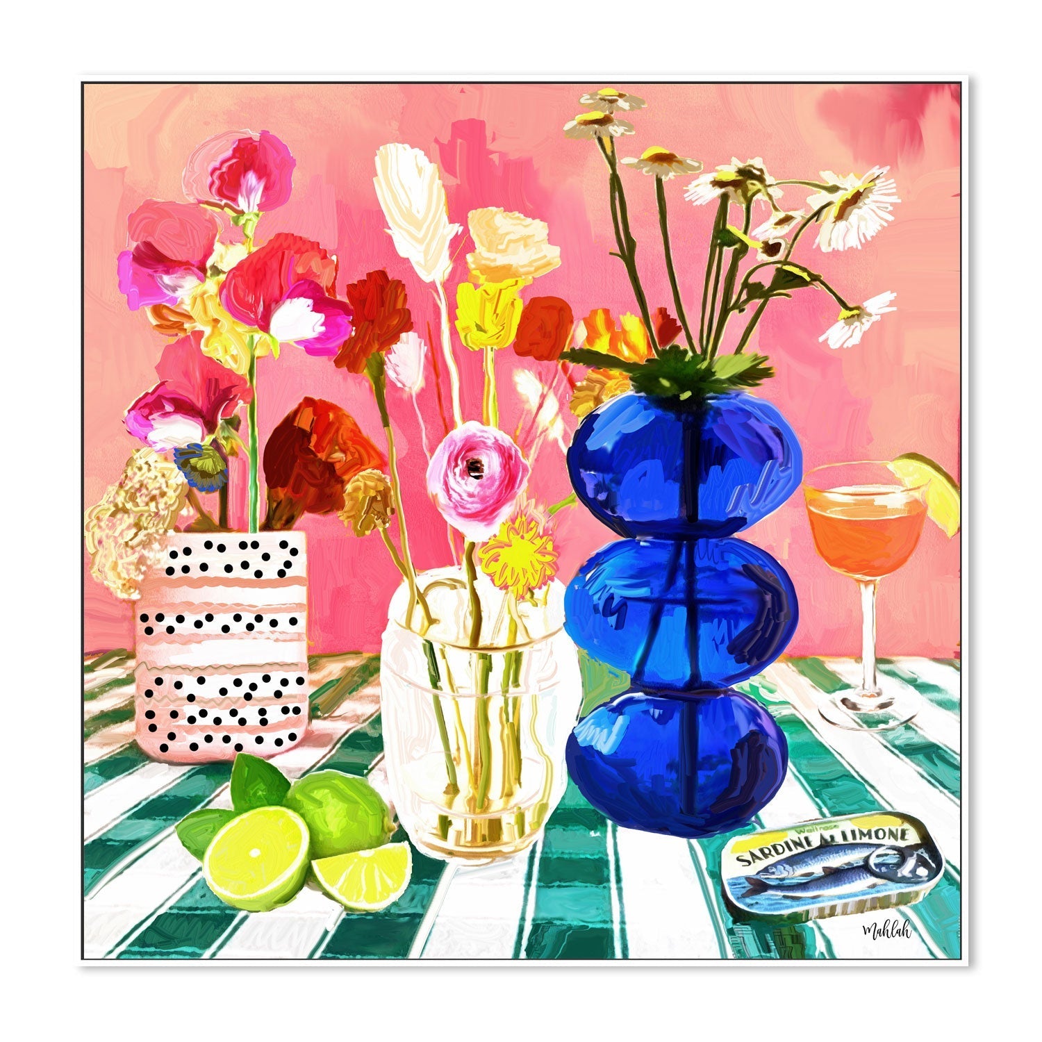 wall-art-print-canvas-poster-framed-Stripe Snack , By Inkheart Designs-5