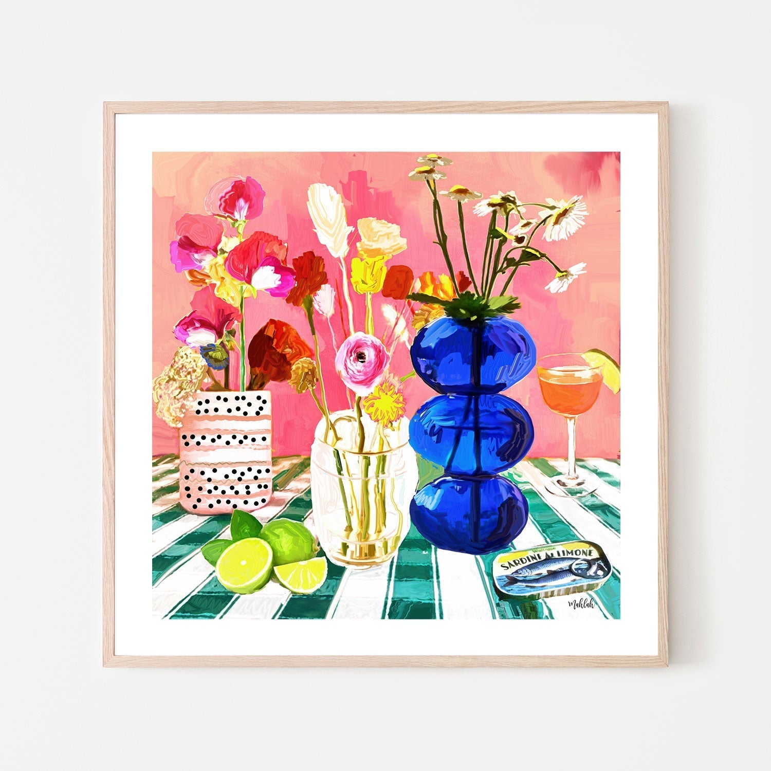 wall-art-print-canvas-poster-framed-Stripe Snack , By Inkheart Designs-6