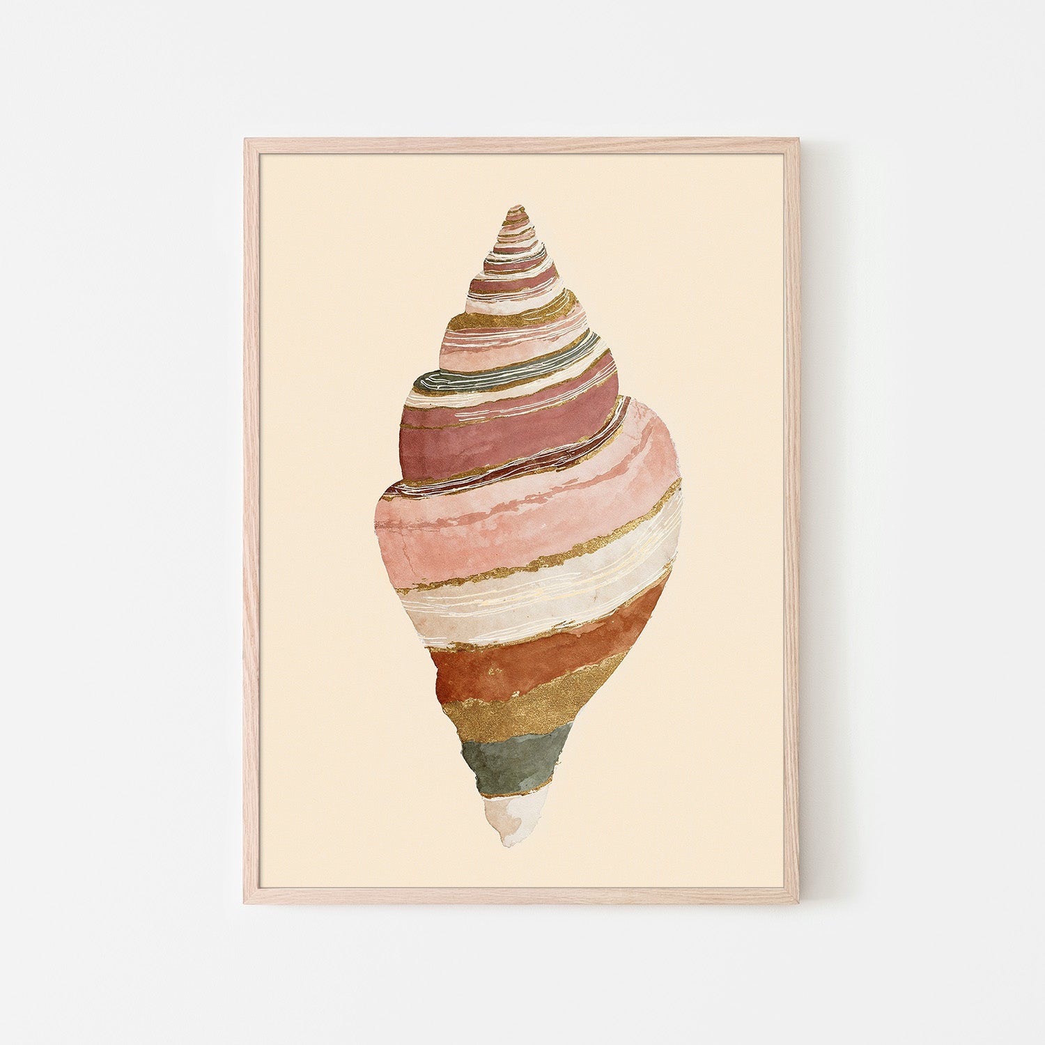 wall-art-print-canvas-poster-framed-Striped Shell-6