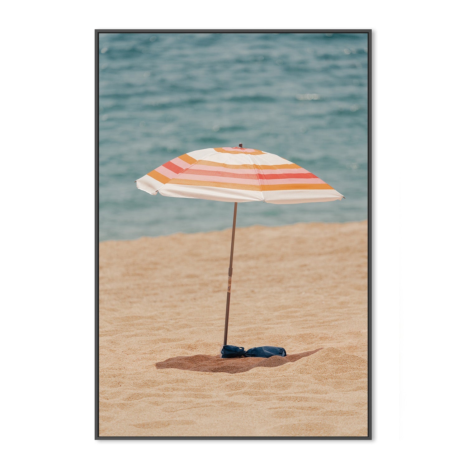 wall-art-print-canvas-poster-framed-Striped Umbrella-3