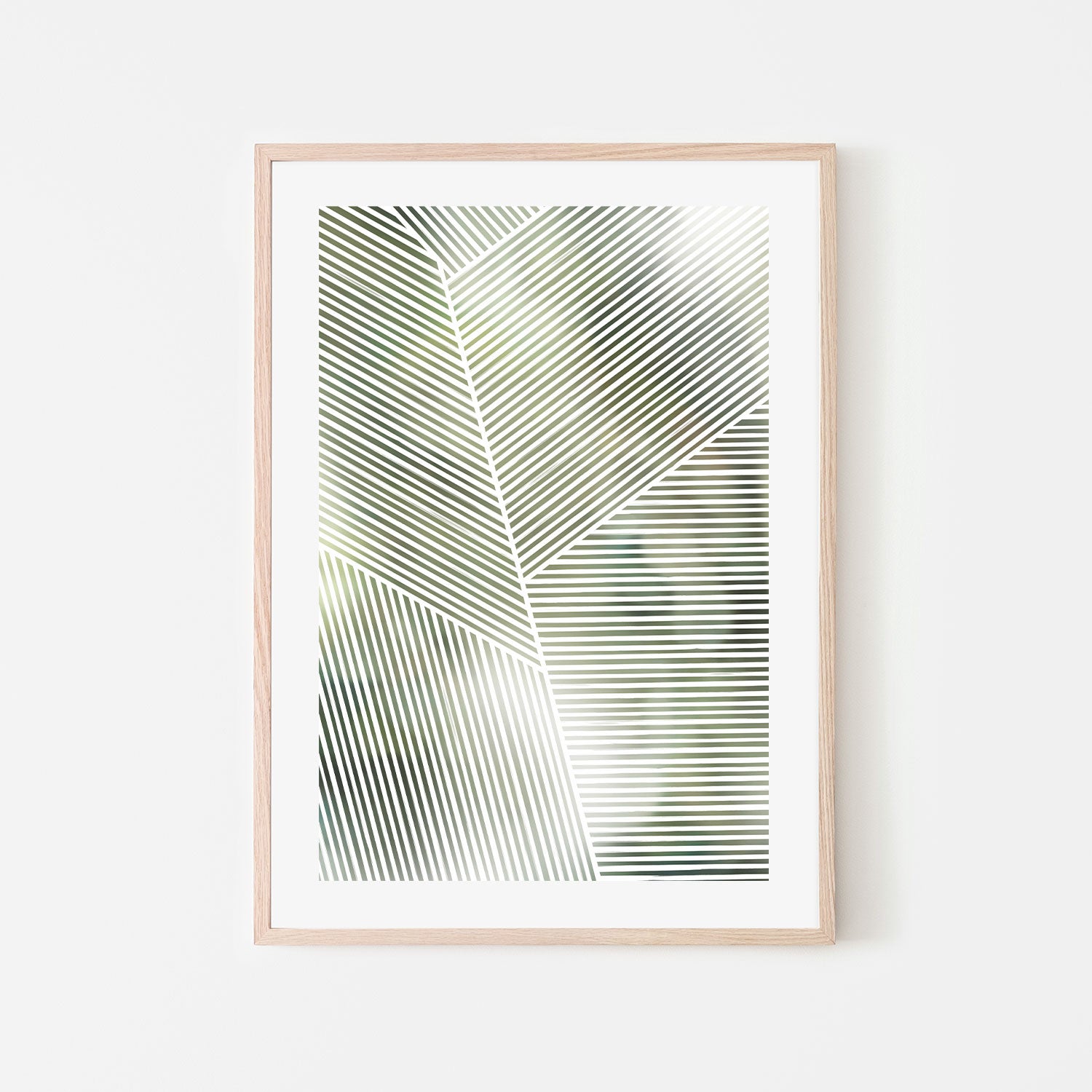 wall-art-print-canvas-poster-framed-Stripes Abstract Green-by-Dear Musketeer Studio-Gioia Wall Art