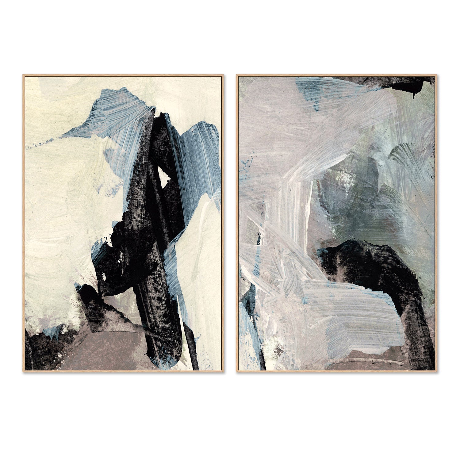 wall-art-print-canvas-poster-framed-Studio, Set of 2-4