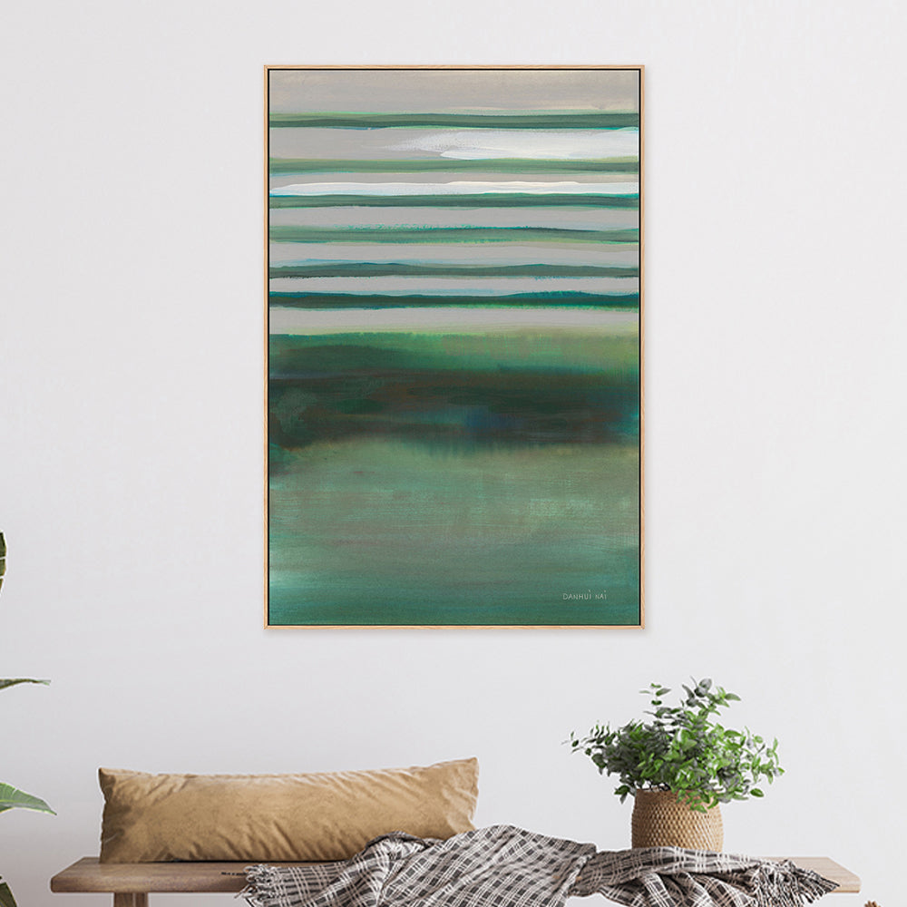 wall-art-print-canvas-poster-framed-Study in Green, Style A-by-Danhui Nai-Gioia Wall Art