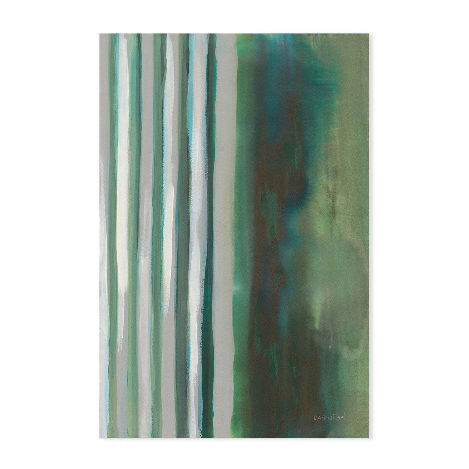 wall-art-print-canvas-poster-framed-Study in Green, Style B-by-Danhui Nai-Gioia Wall Art