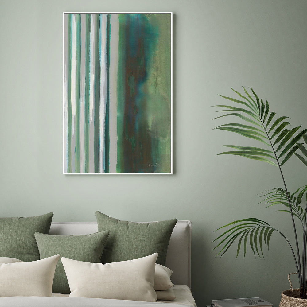 wall-art-print-canvas-poster-framed-Study in Green, Style B-by-Danhui Nai-Gioia Wall Art