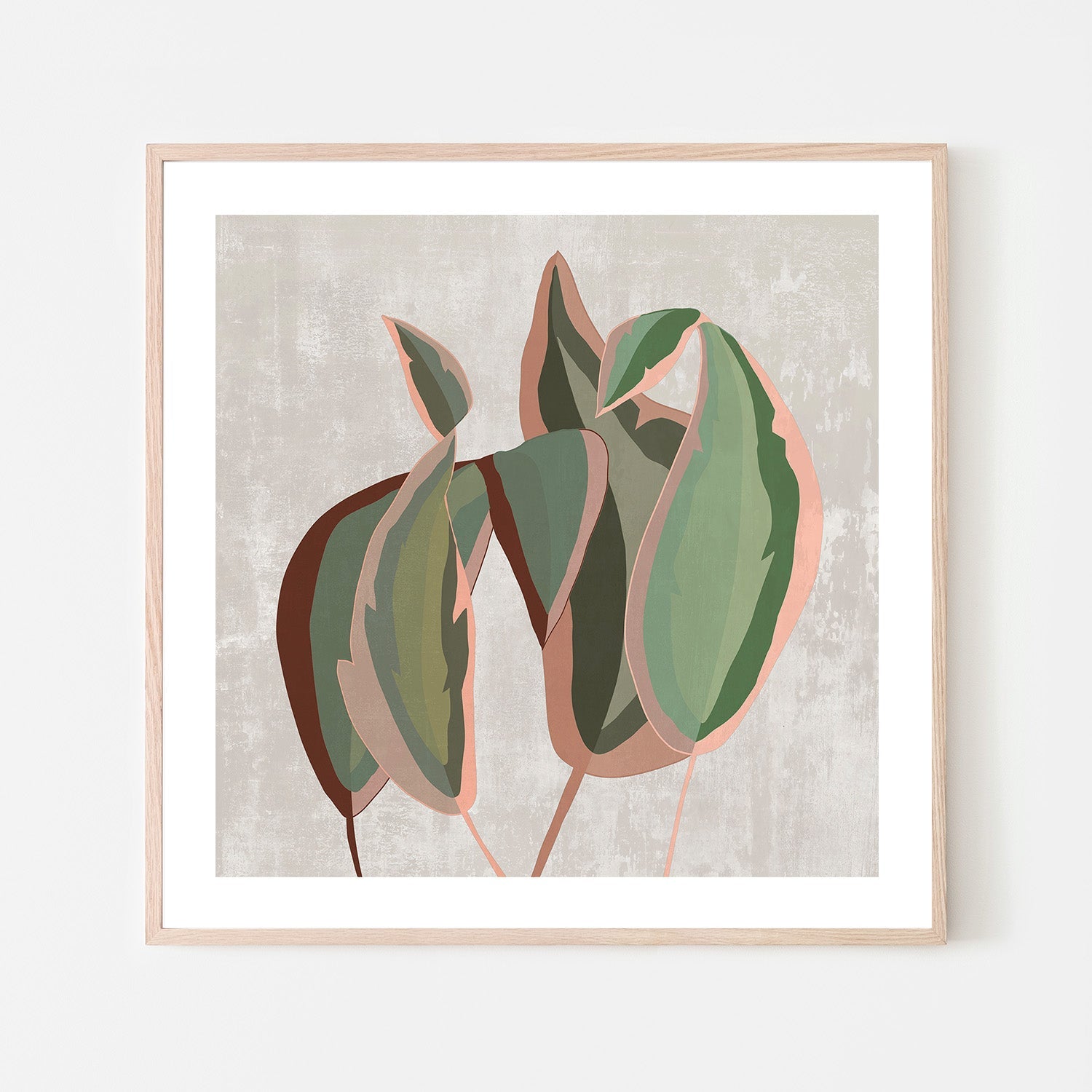 wall-art-print-canvas-poster-framed-Subdued Tropic Fern-6