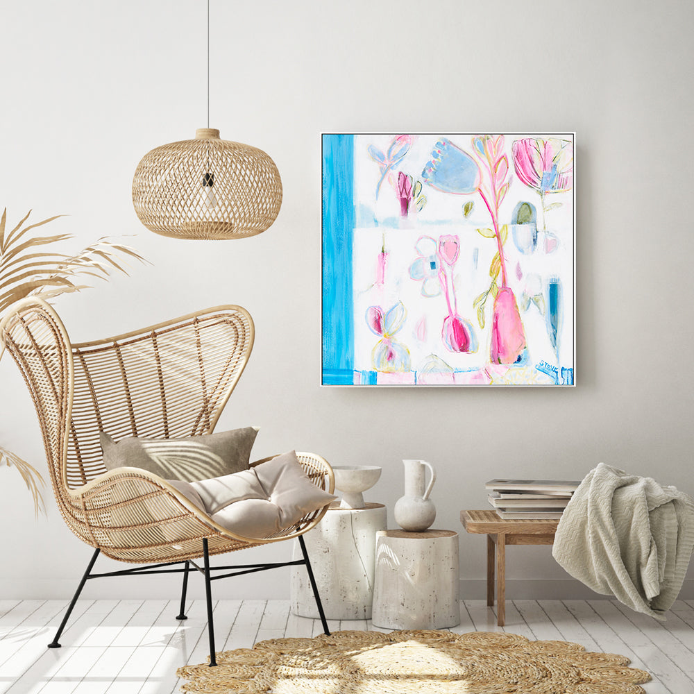 wall-art-print-canvas-poster-framed-Summer Bloom , By Belinda Stone-GIOIA-WALL-ART