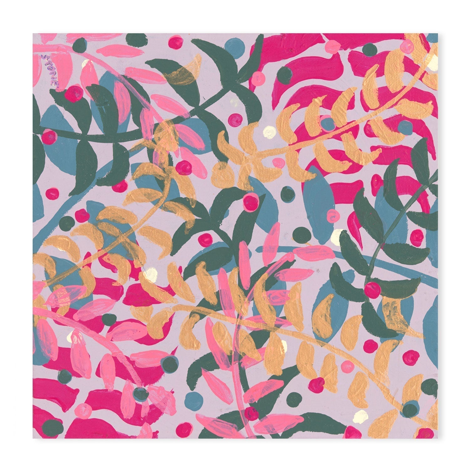 wall-art-print-canvas-poster-framed-Summer Botanical Garden , By Belinda Stone-GIOIA-WALL-ART