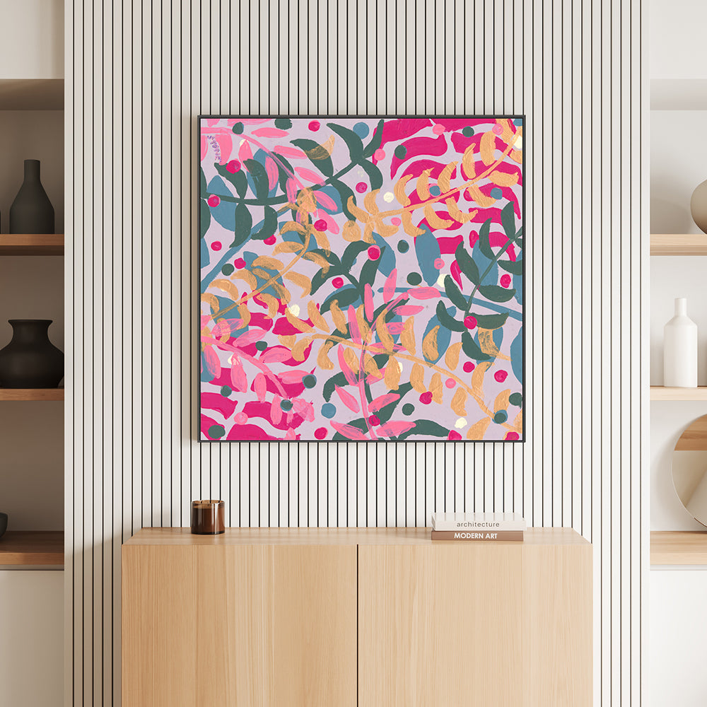 wall-art-print-canvas-poster-framed-Summer Botanical Garden , By Belinda Stone-GIOIA-WALL-ART