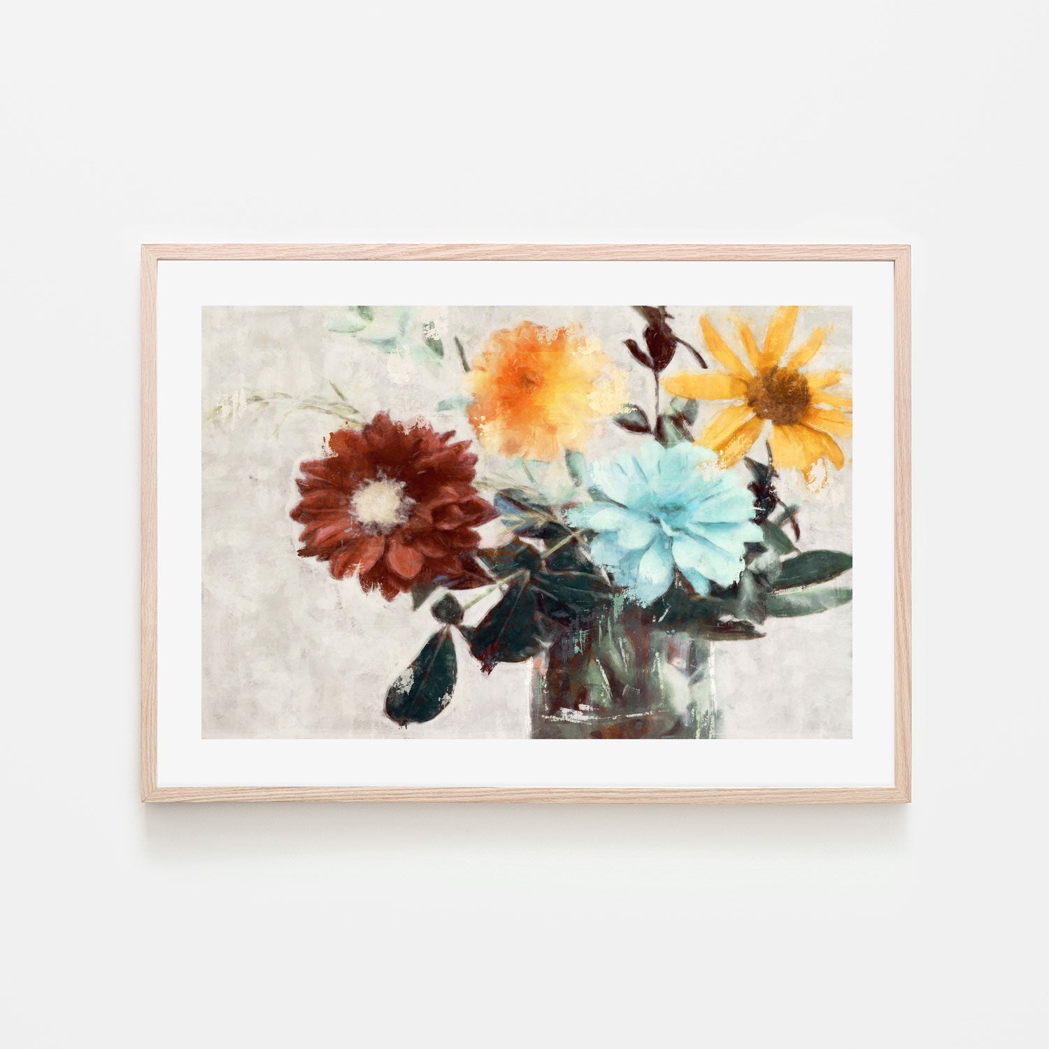 wall-art-print-canvas-poster-framed-Summer Bouquet , By Nina Blue-6