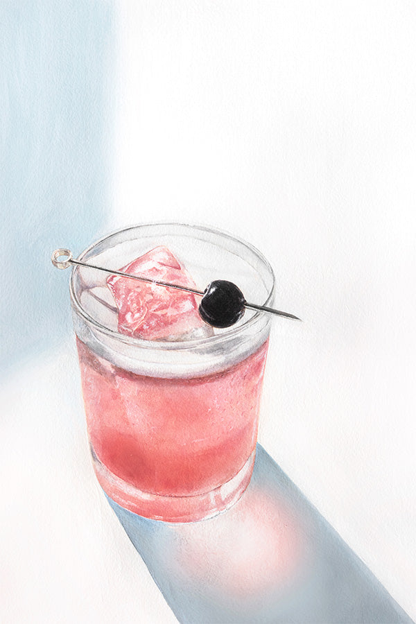 wall-art-print-canvas-poster-framed-Summer Cherry Cocktail-1