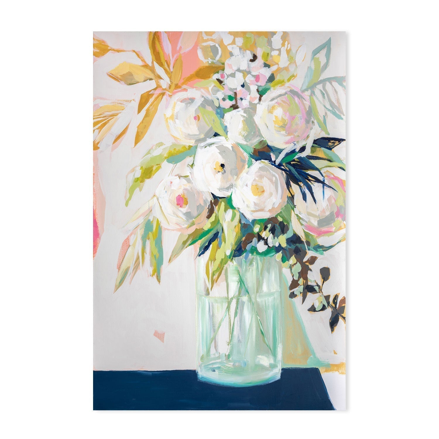 wall-art-print-canvas-poster-framed-Summer Day Bouquet-by-Jenny Westenhofer Art-Gioia Wall Art