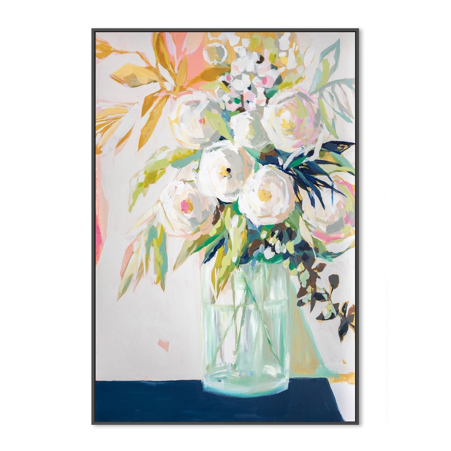 wall-art-print-canvas-poster-framed-Summer Day Bouquet-by-Jenny Westenhofer Art-Gioia Wall Art