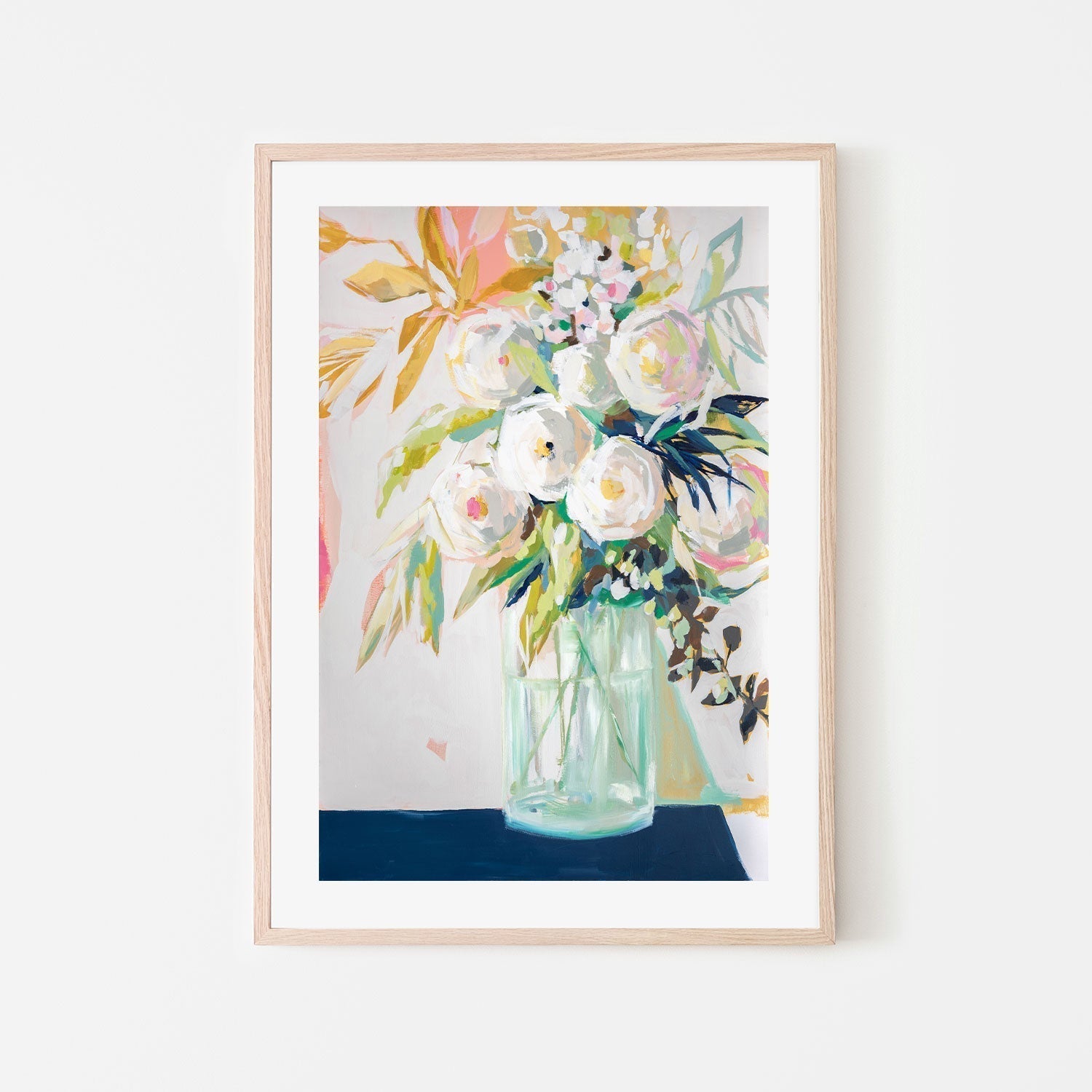 wall-art-print-canvas-poster-framed-Summer Day Bouquet-by-Jenny Westenhofer Art-Gioia Wall Art