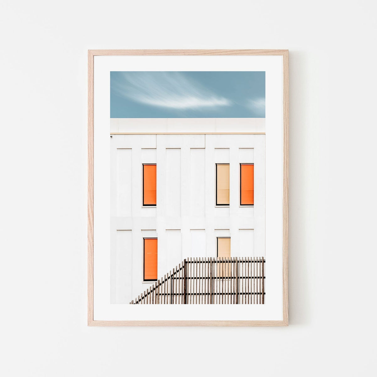 wall-art-print-canvas-poster-framed-Summer Facade, by Greetje Van Son-by-Plus X Studio-Gioia Wall Art