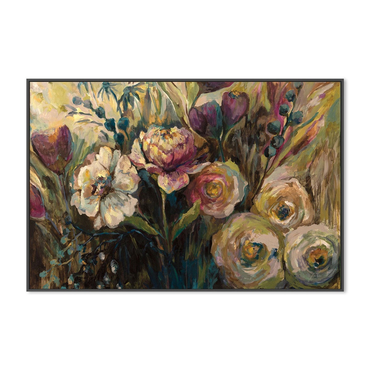 wall-art-print-canvas-poster-framed-Summer Garden-by-Jeanette Vertentes-Gioia Wall Art