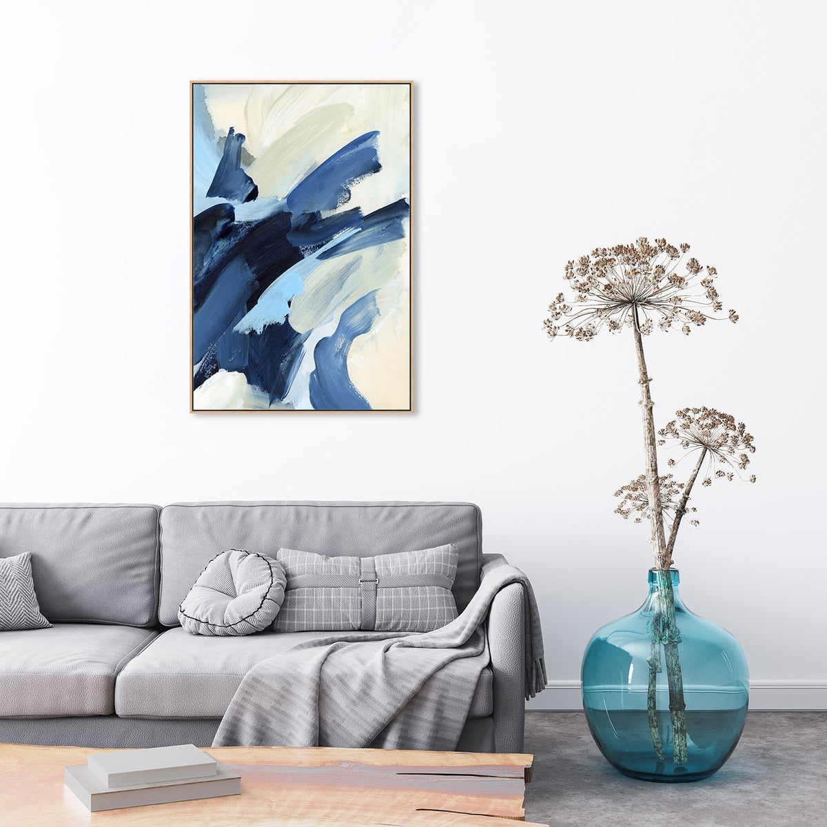 wall-art-print-canvas-poster-framed-Summer On The Cape Abstract Pattern, Style B-by-Emily Wood-Gioia Wall Art