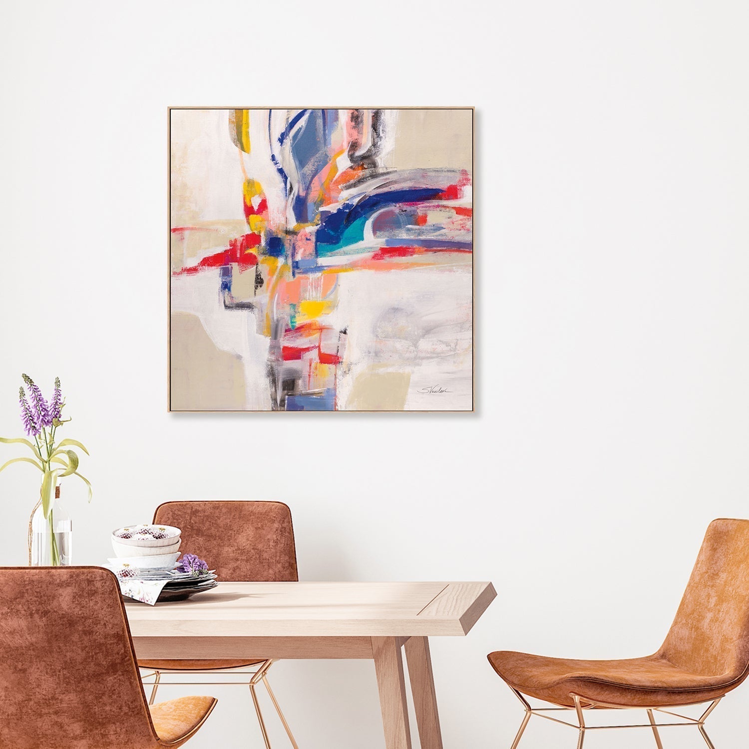 wall-art-print-canvas-poster-framed-Summer Pinwheel-by-Silvia Vassileva-Gioia Wall Art
