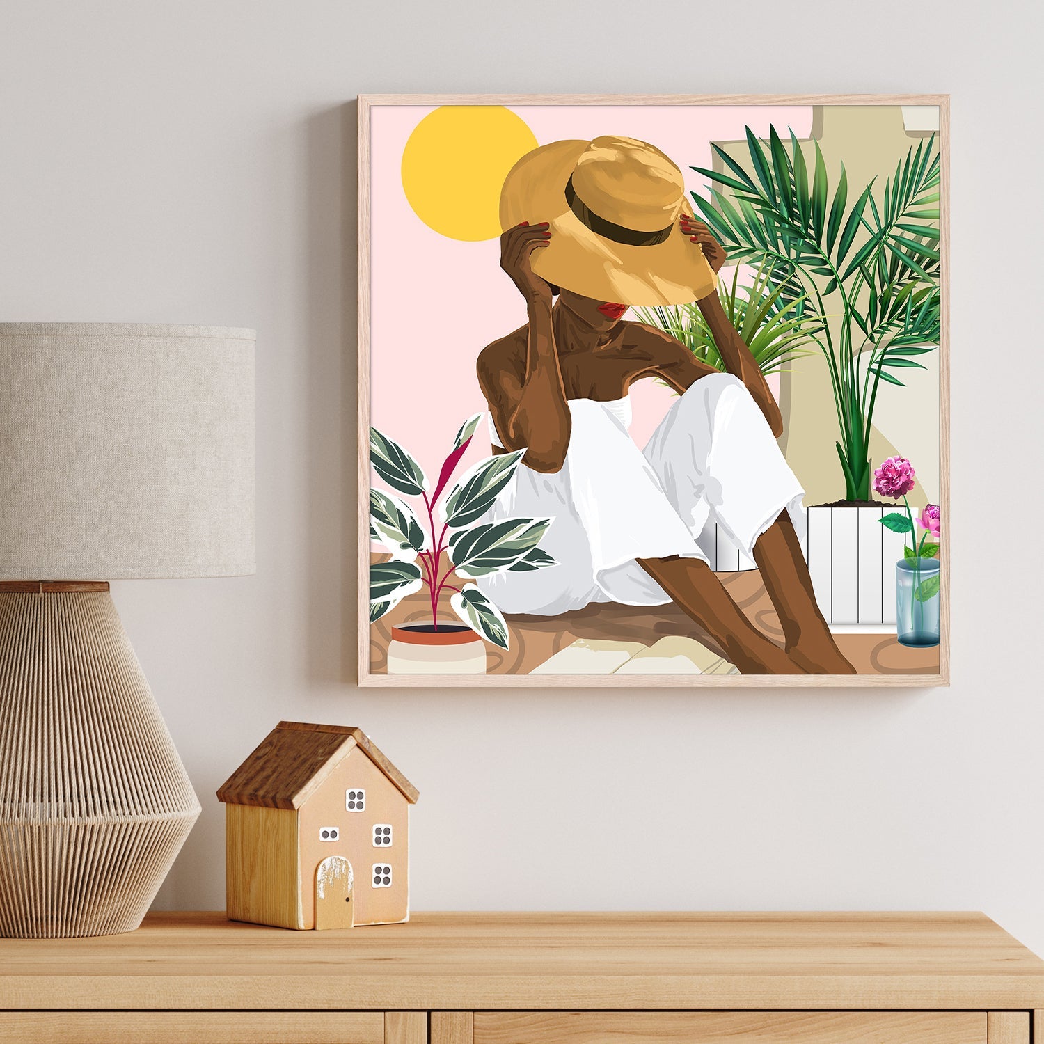 wall-art-print-canvas-poster-framed-Summer Reading-2