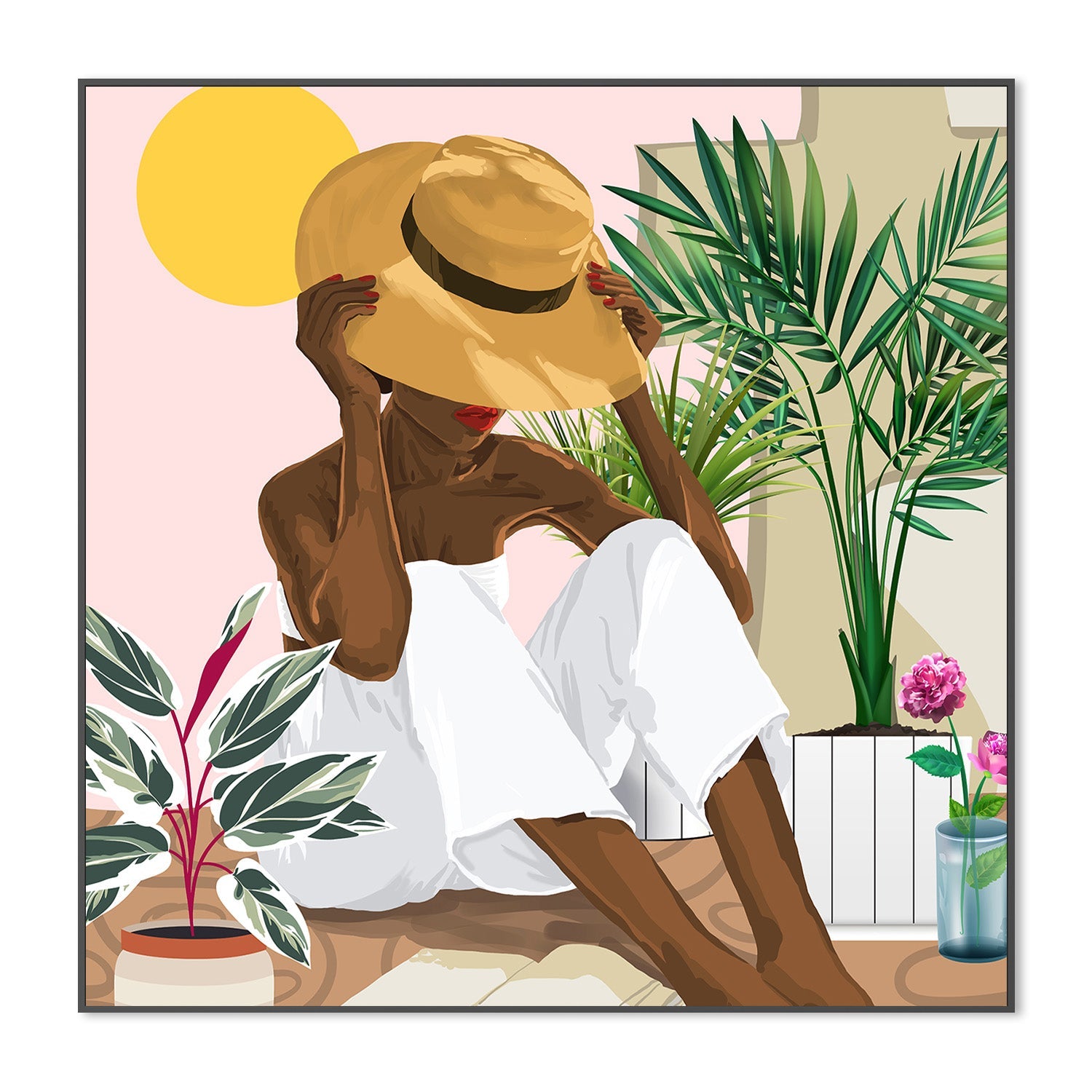 wall-art-print-canvas-poster-framed-Summer Reading-3