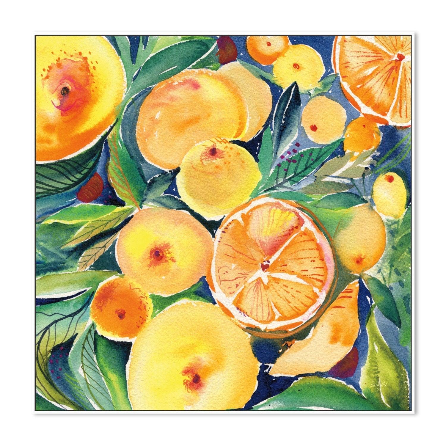wall-art-print-canvas-poster-framed-Summery Citrus , By Kristy Rice-5