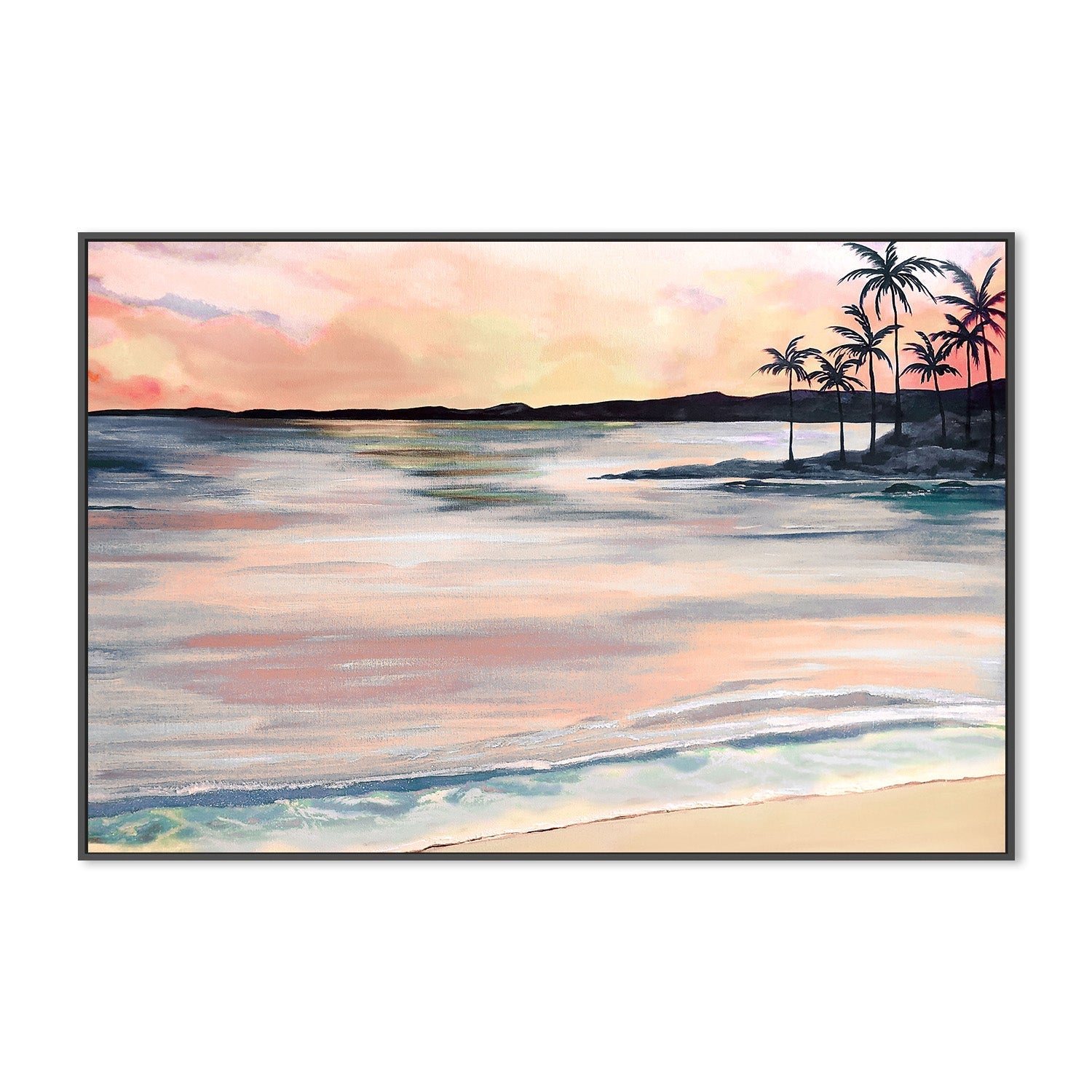 wall-art-print-canvas-poster-framed-Sun Kissed Beach-3
