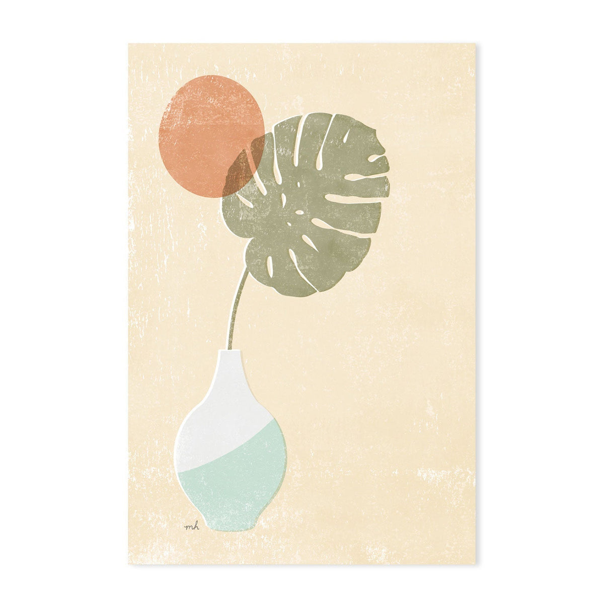 wall-art-print-canvas-poster-framed-Sun Palm, Style A , By Moira Hershey-GIOIA-WALL-ART