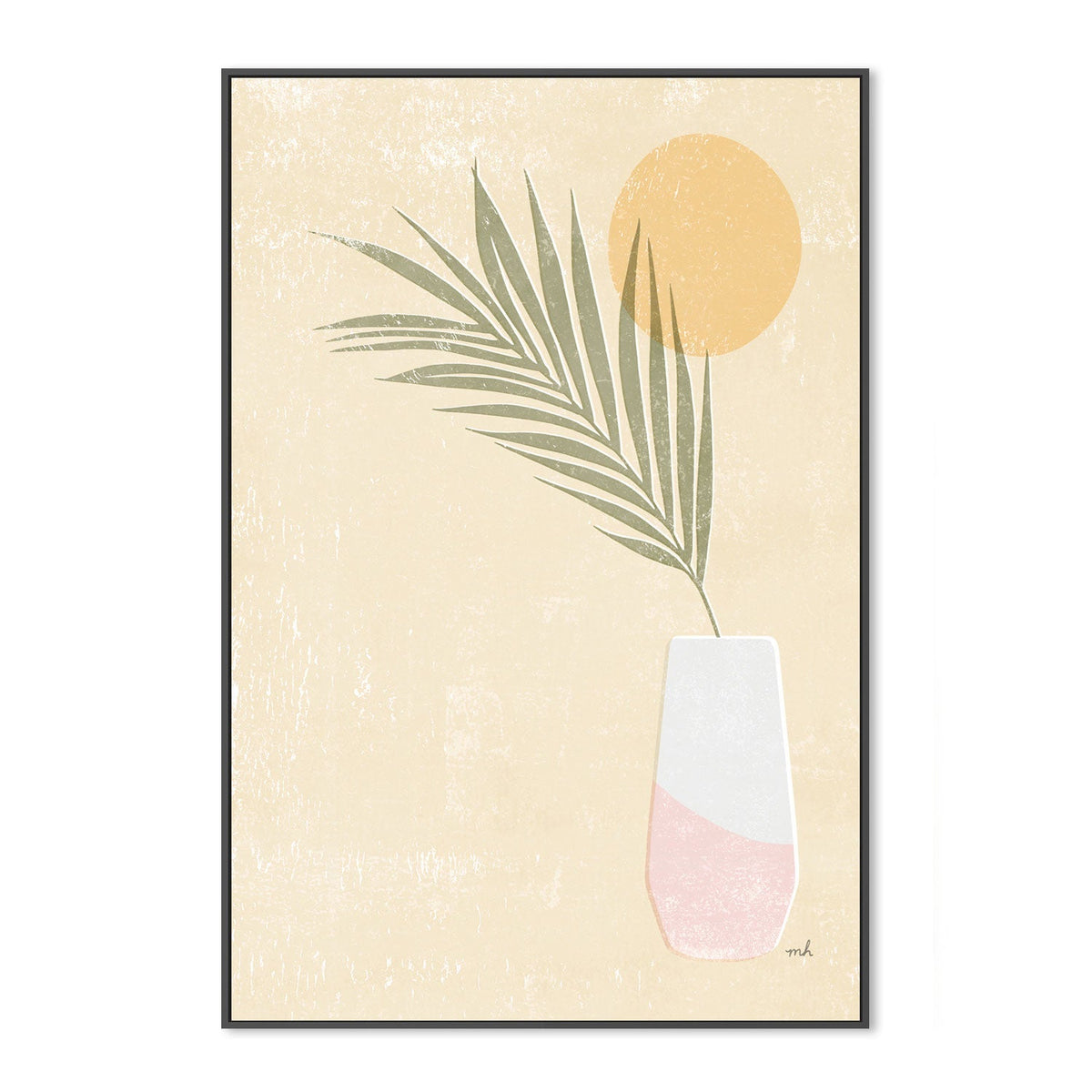 wall-art-print-canvas-poster-framed-Sun Palm, Style B , By Moira Hershey-GIOIA-WALL-ART