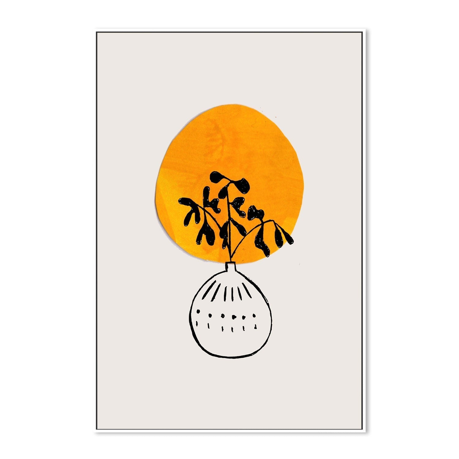 wall-art-print-canvas-poster-framed-Sun Plant , By Ejaaz Haniff-GIOIA-WALL-ART