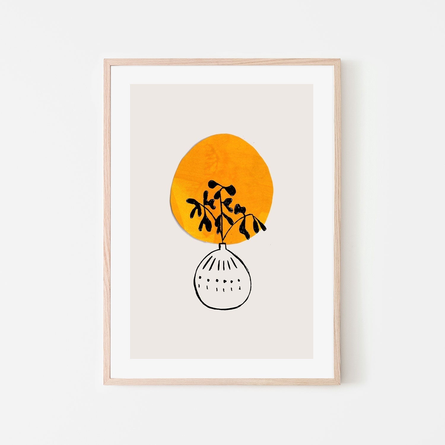 wall-art-print-canvas-poster-framed-Sun Plant , By Ejaaz Haniff-GIOIA-WALL-ART
