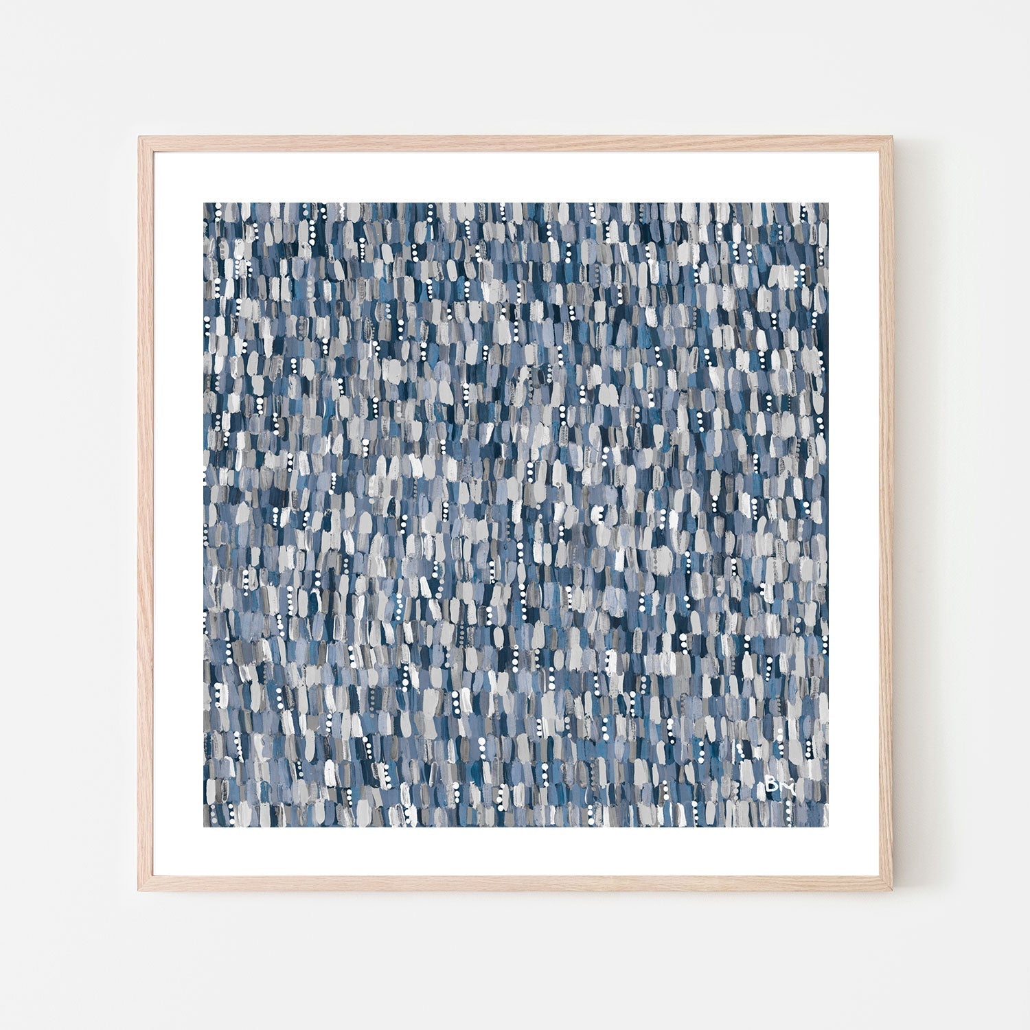 wall-art-print-canvas-poster-framed-Sun Shower, Navy Blue Tones , By Bri Chelman-6