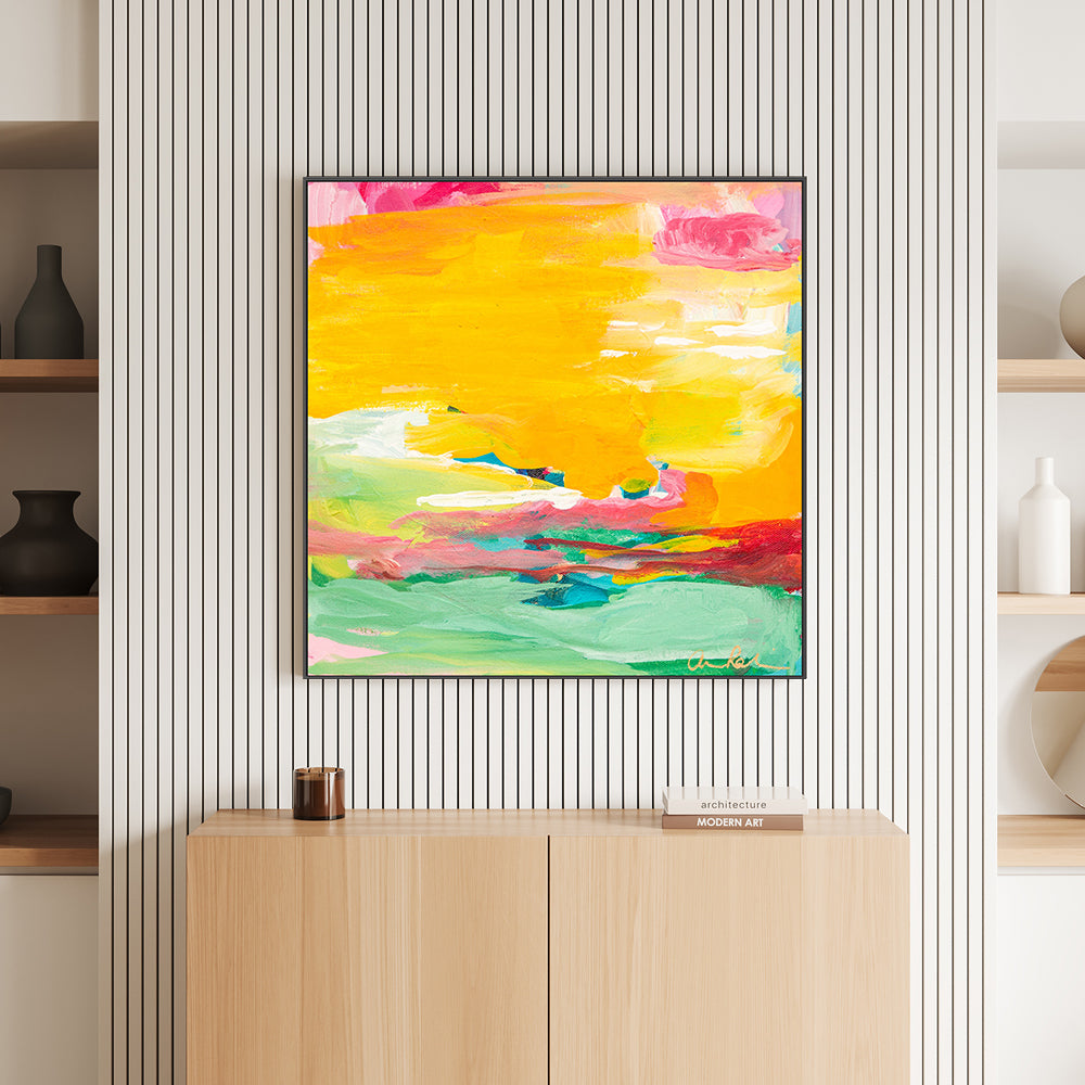 wall-art-print-canvas-poster-framed-Sundown , By Amira Rahim-GIOIA-WALL-ART