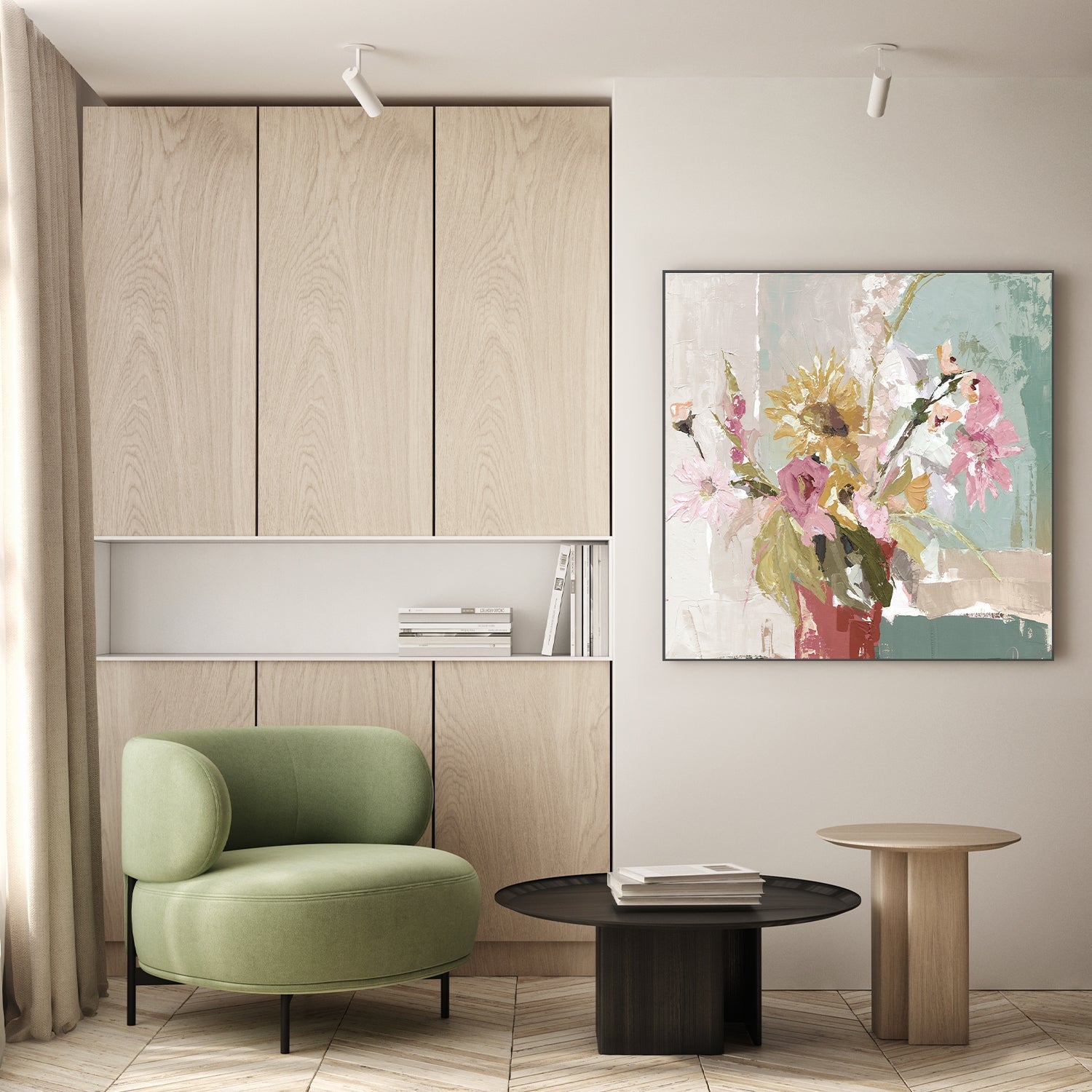 wall-art-print-canvas-poster-framed-Sunflower Vase-7