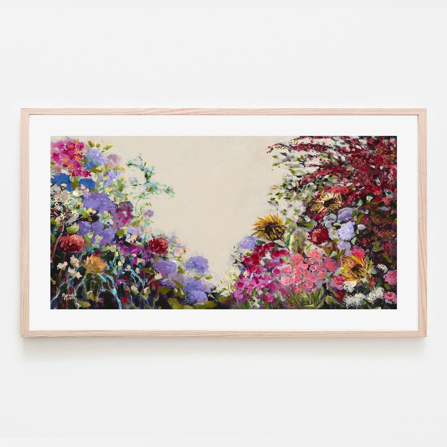 wall-art-print-canvas-poster-framed-Sunflower Vintage-6