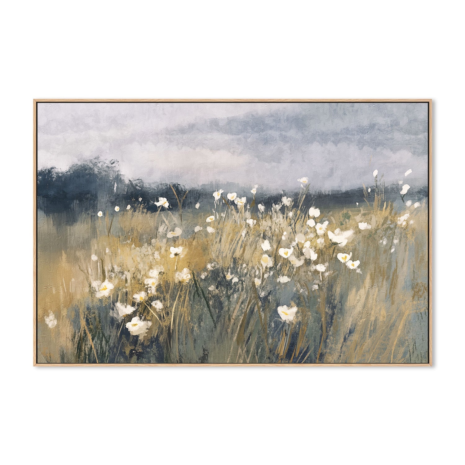 wall-art-print-canvas-poster-framed-Sunlit Meadow-4