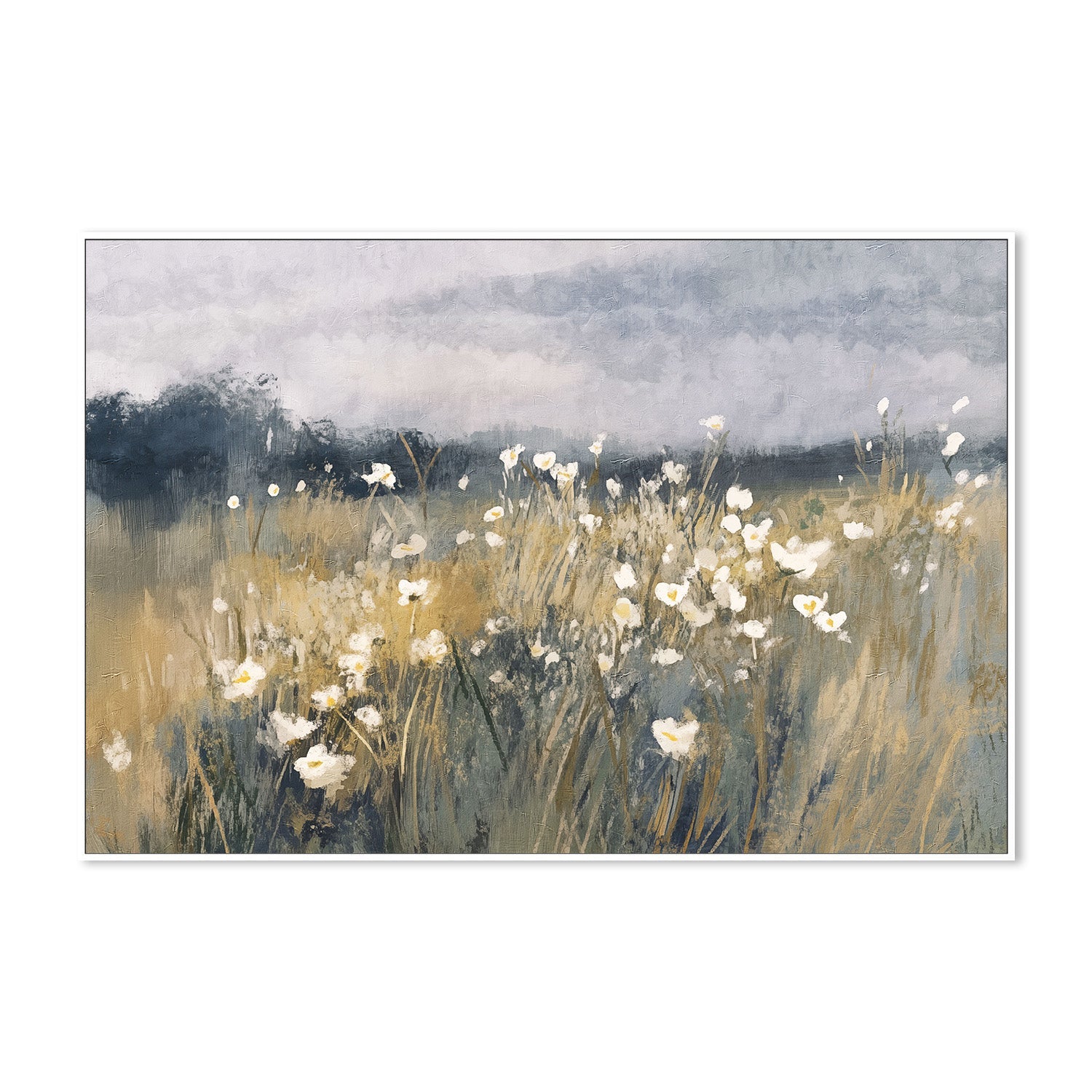 wall-art-print-canvas-poster-framed-Sunlit Meadow-5