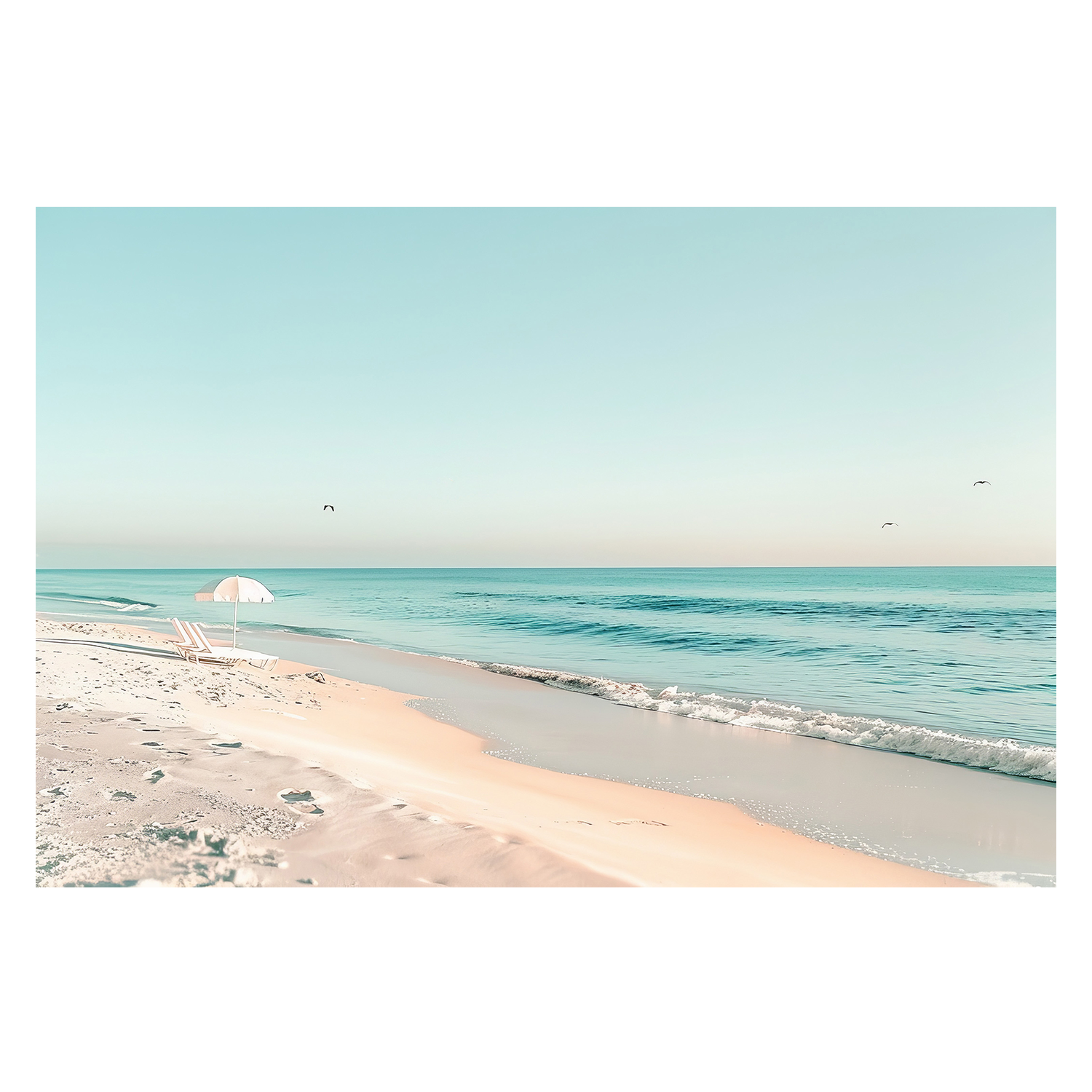 wall-art-print-canvas-poster-framed-Sunlit Shoreline-1